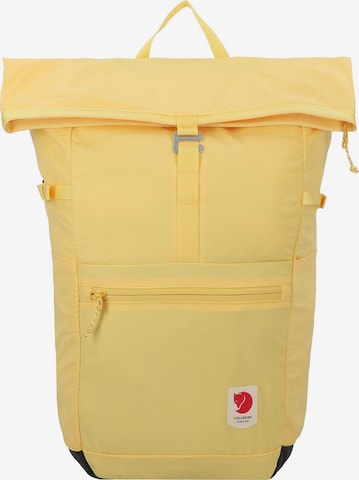Fjällräven Backpack 'High Coast' in Yellow: front