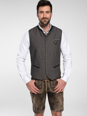 Gilet folklorique SPIETH & WENSKY en gris : devant