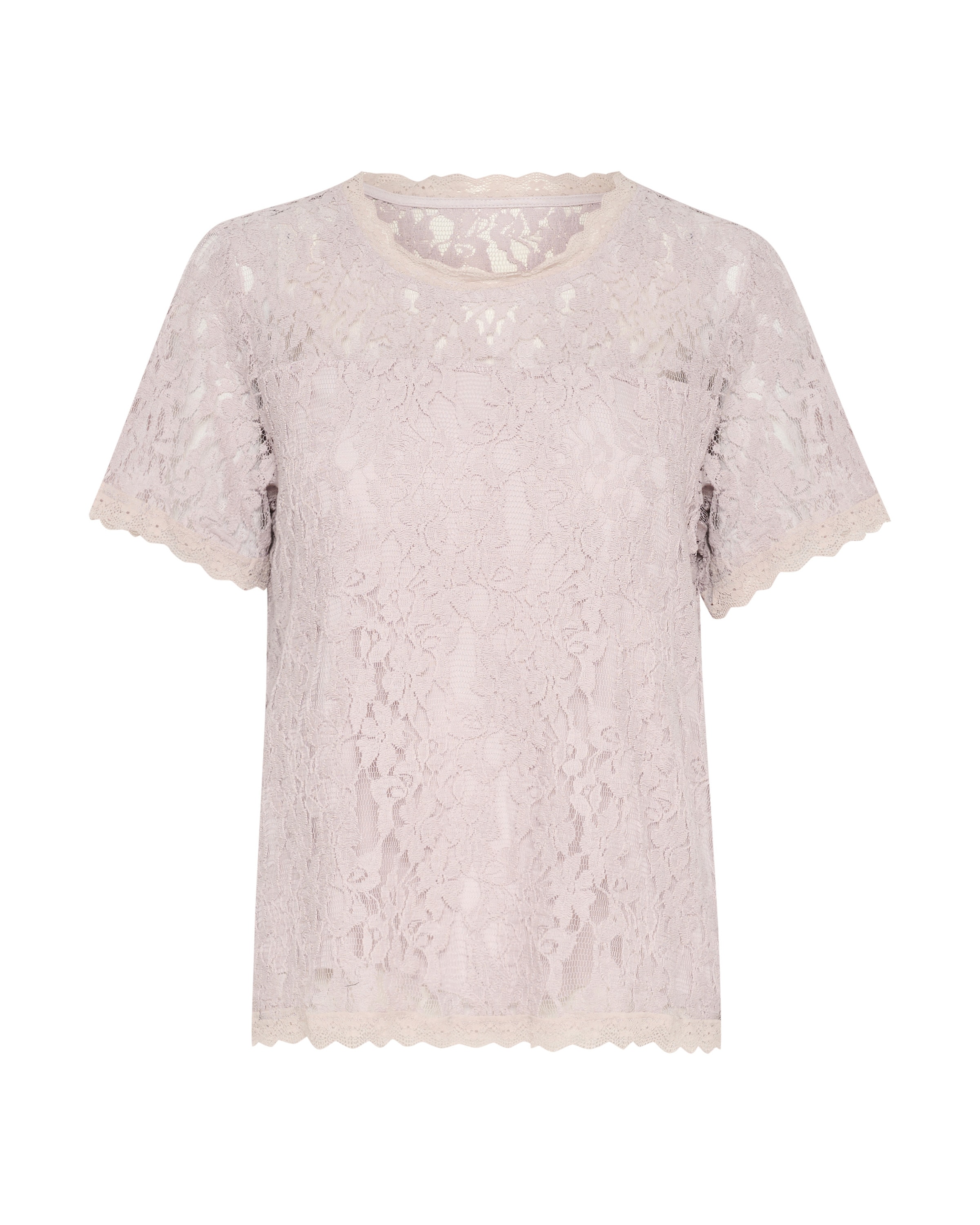 Cream Blus 'Kit' i lila: framsida