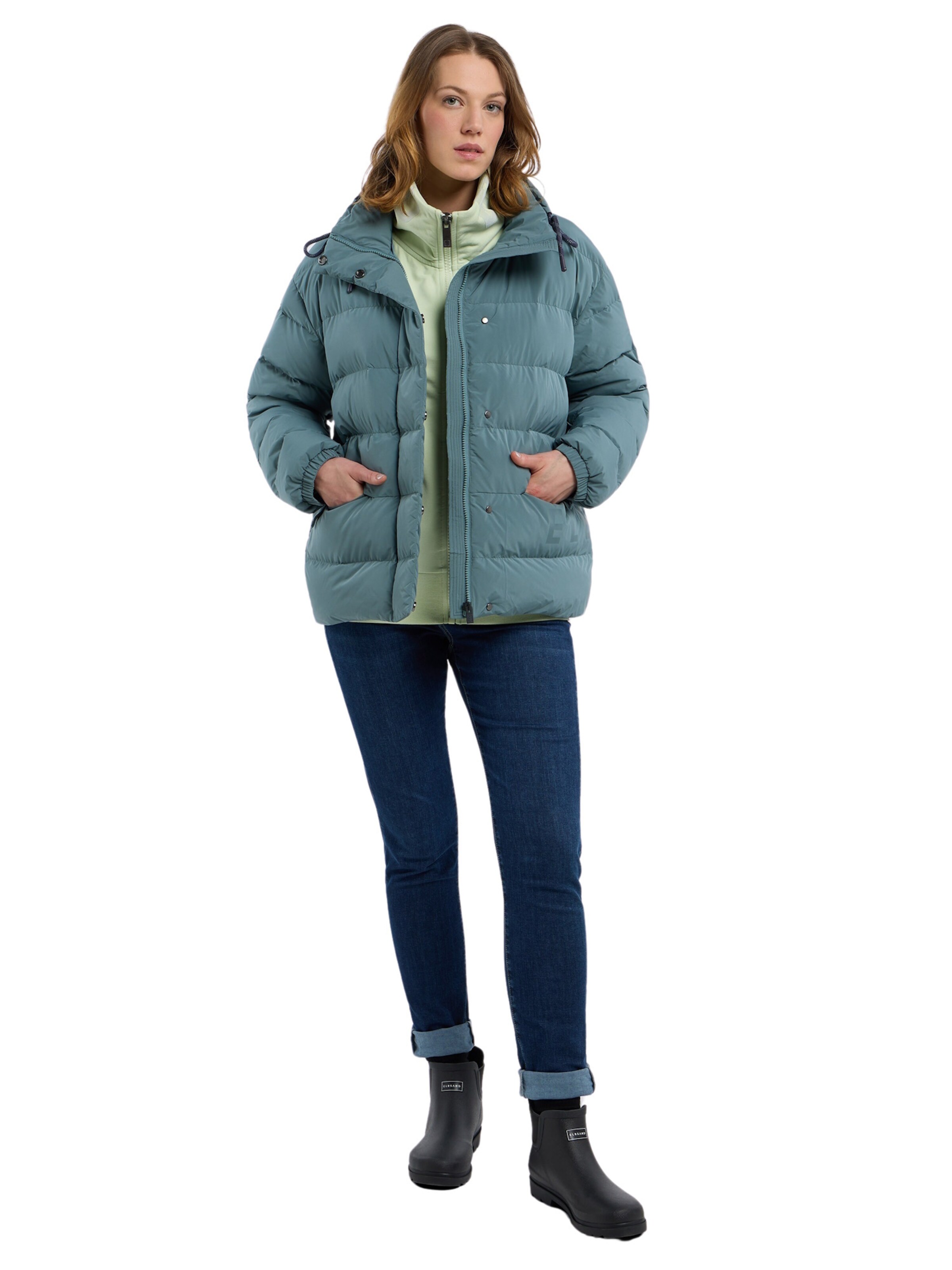 Elbsand Winterjacke 'Varna' in Grün