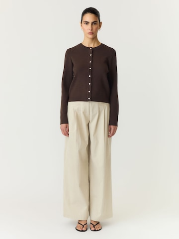 YAS Strickjacke 'YASElena' in Braun