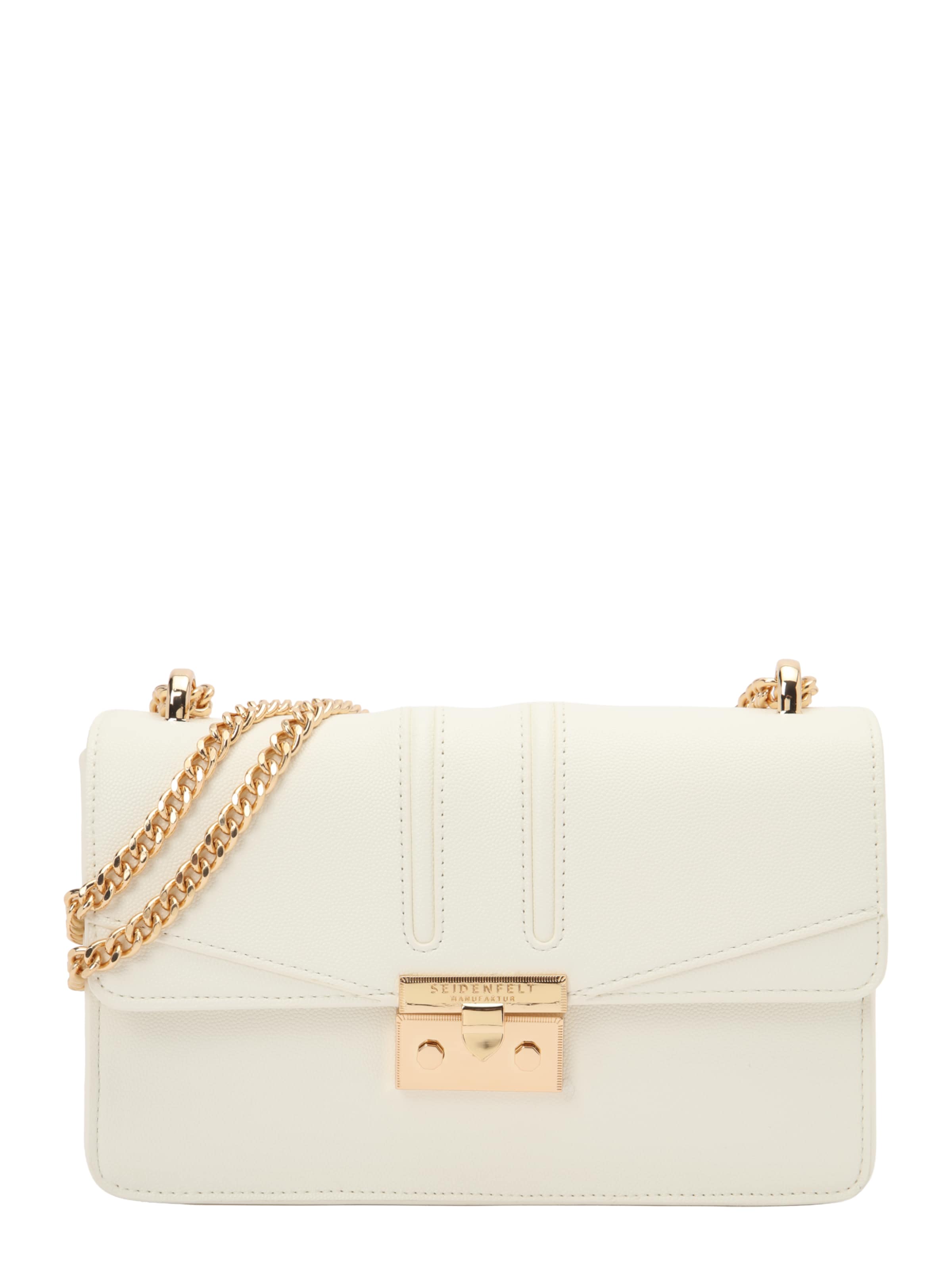 Seidenfelt - Mala de ombro 'Roros East-West' em branco: frente