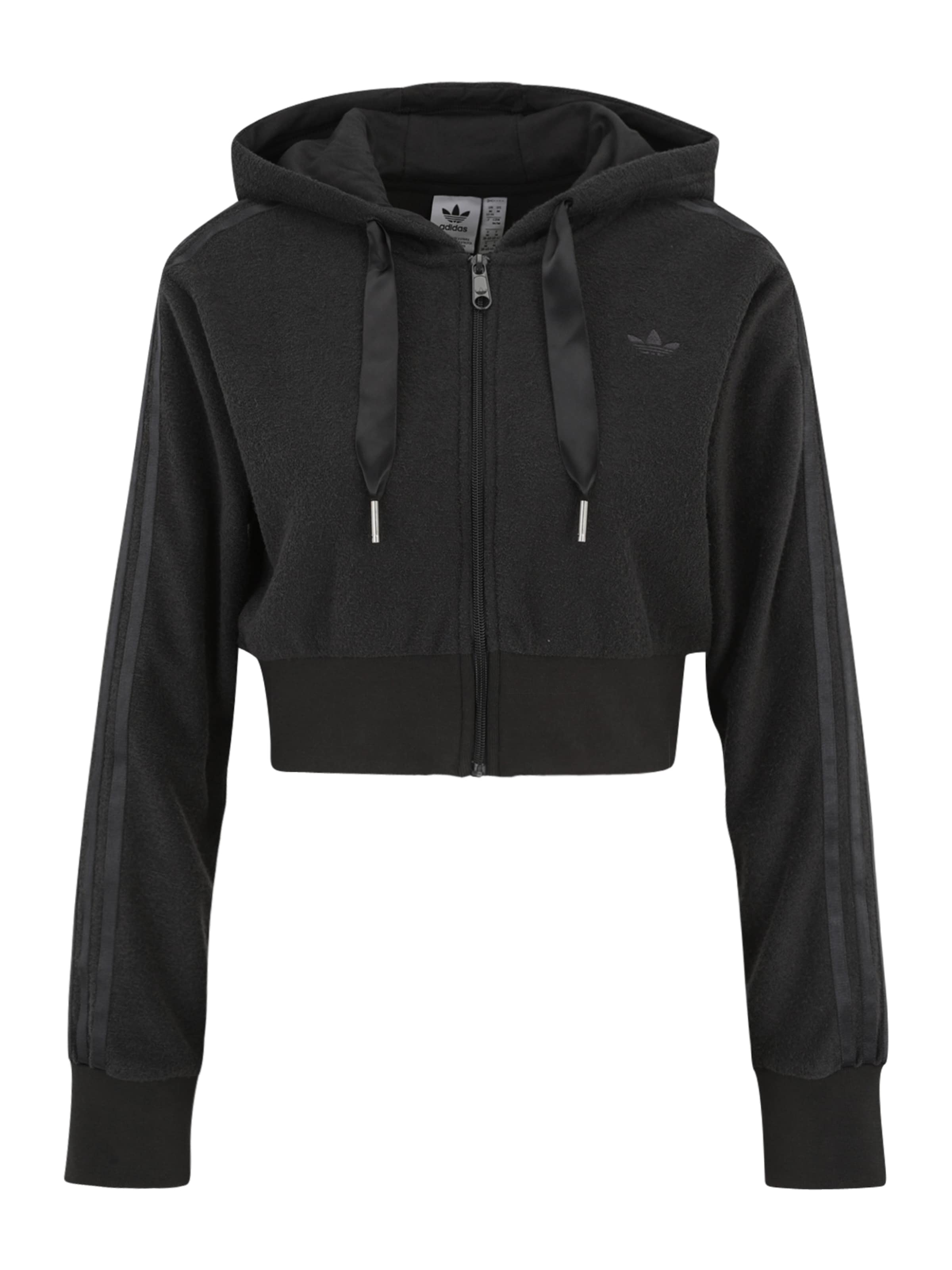 Giacca di felpa di ADIDAS ORIGINALS in grigio: frontale