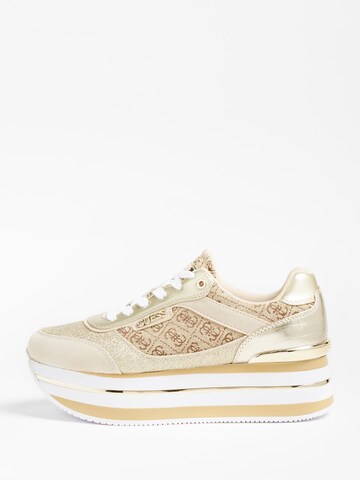 GUESS Низкие кроссовки в Бежевый