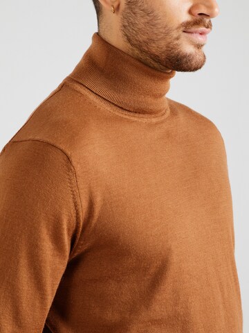JACK & JONES Trui 'JPRMARK' in Bruin