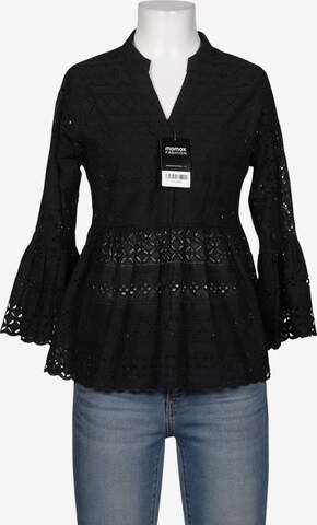 Mrs & Hugs Bluse XS in Schwarz: Vorderseite