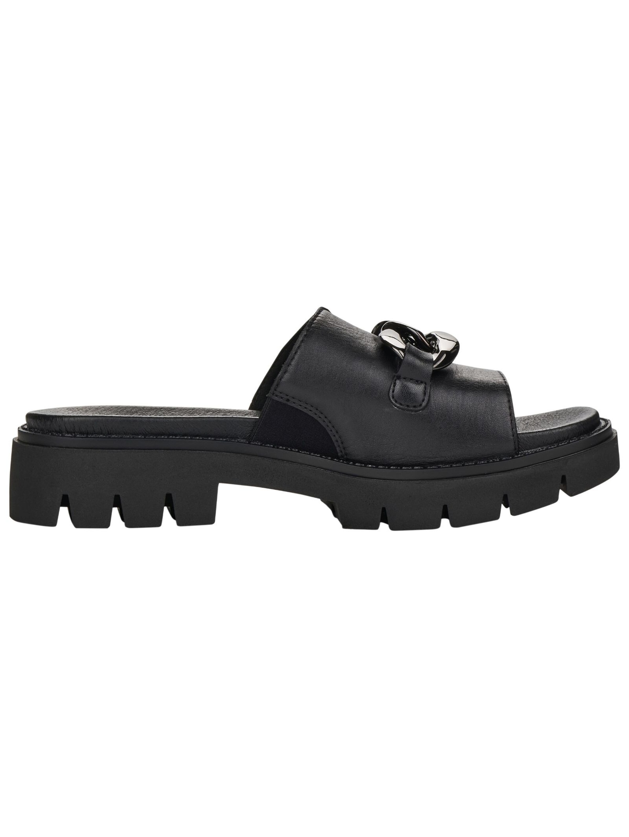 REMONTE Pantolette in Schwarz