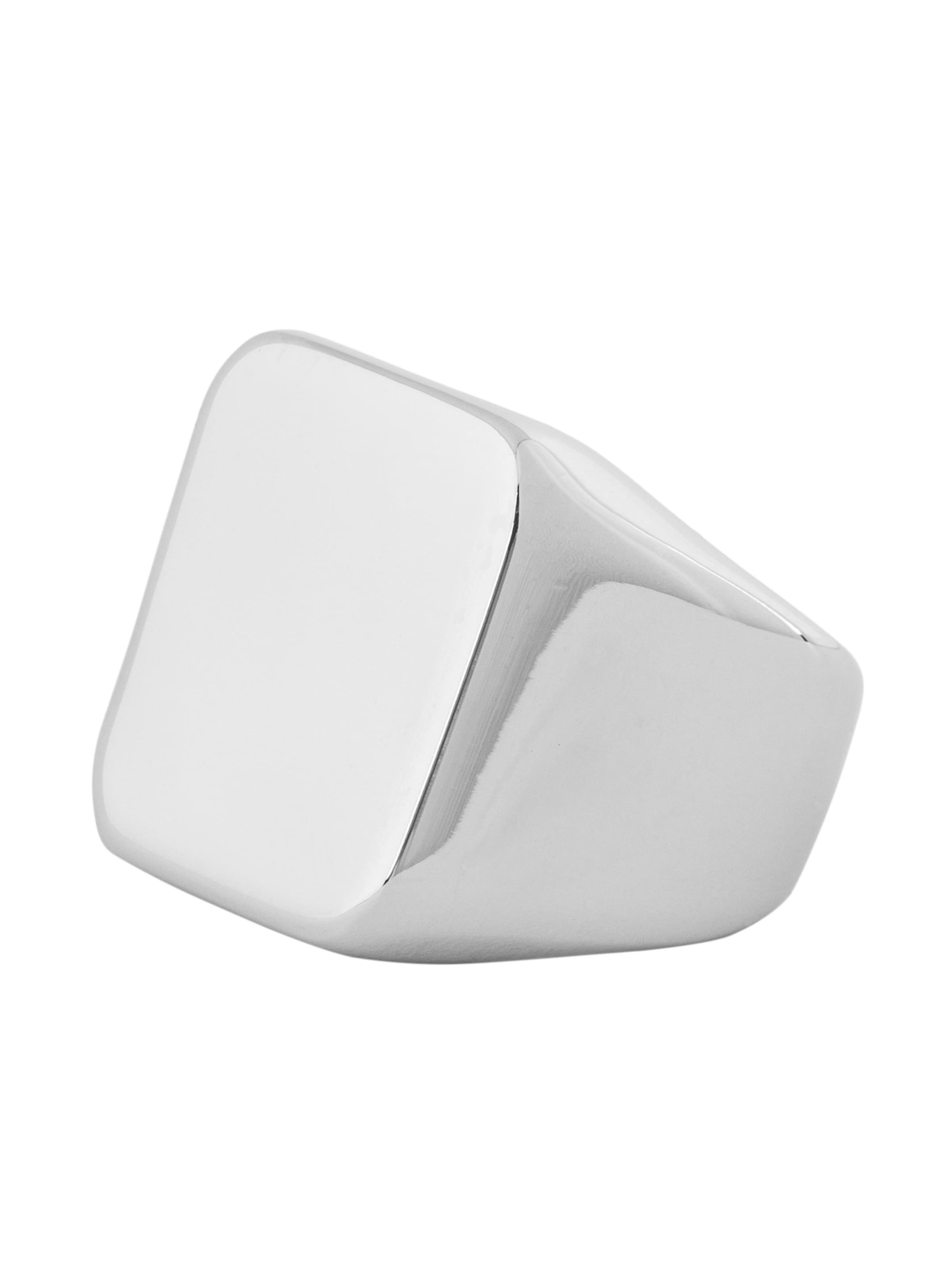 Akitsune Ring 'Iustitia' in Silver: front