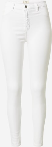 Tally Weijl Skinny Jeans in White: front