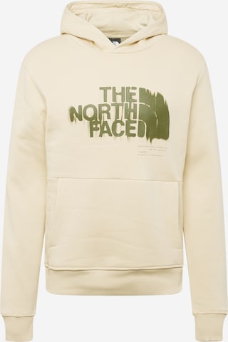 THE NORTH FACE Sweatshirt i beige: framsida