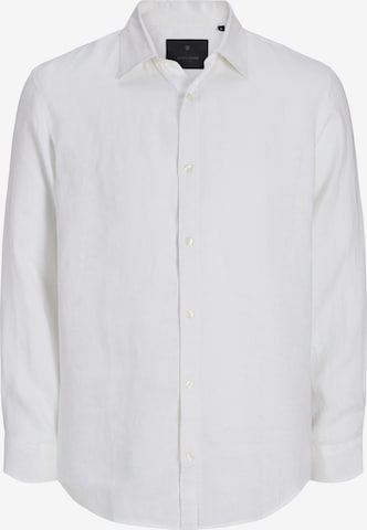 JACK & JONES Средняя посадка Рубашка 'JPRBLALOUI' в Белый: спереди