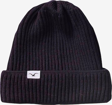 Cleptomanicx Beanie 'Storm' in Blue: front