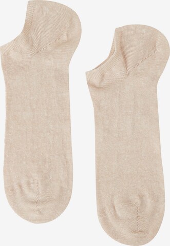 CALZEDONIA Ankle Socks in Beige: front