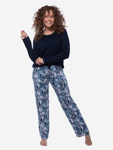 Ammann Pajama 'Night & Home' in Blue