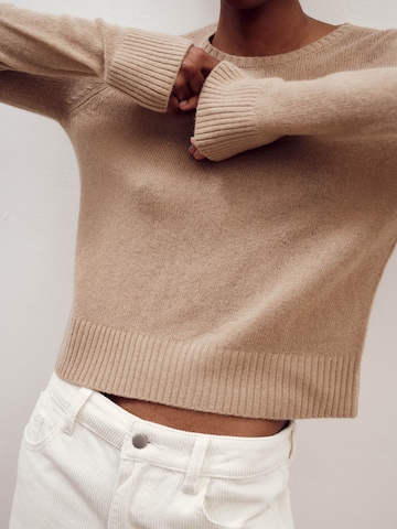 ABOUT YOU x Marie von Behrens Sweater 'Clara' in Brown