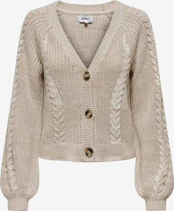 ONLY Knit Cardigan 'Rosie' in Beige: front