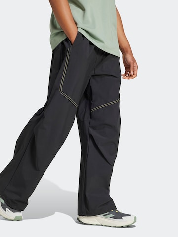 ADIDAS TERREX Loosefit Outdoorbroek 'National Geographic' in Zwart