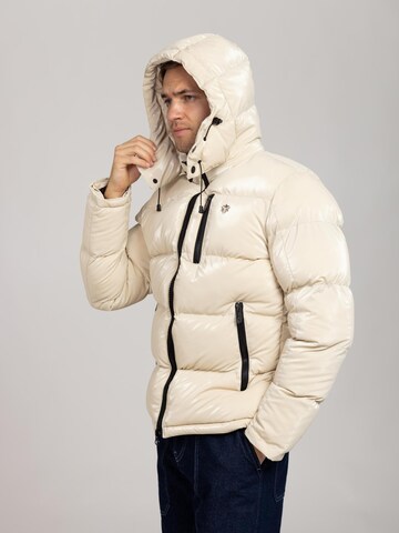 YVZ Denim Winter jacket 'Nebula' in Beige