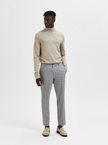 SELECTED HOMME Regular Pantalon 'Liam' in Grijs