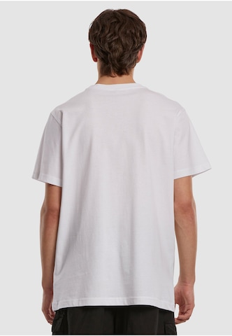 Maglietta 'Faith Meets Strength' di Mister Tee in bianco