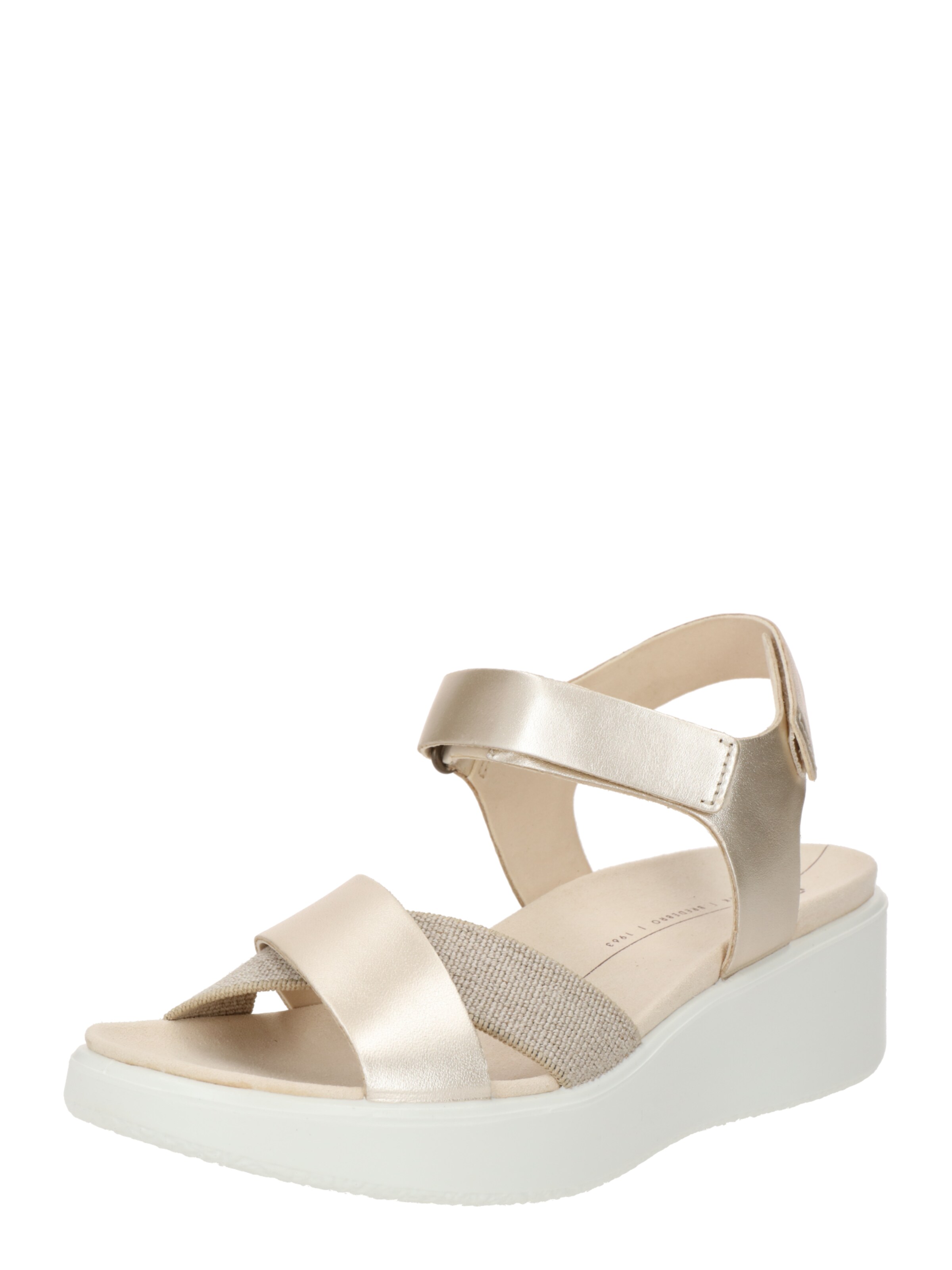 ECCO Sandals 'FLOWT' in Gold: front