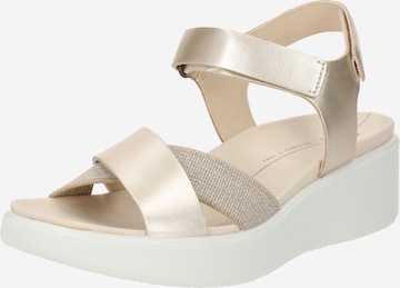 ECCO Sandals 'FLOWT' in Gold: front