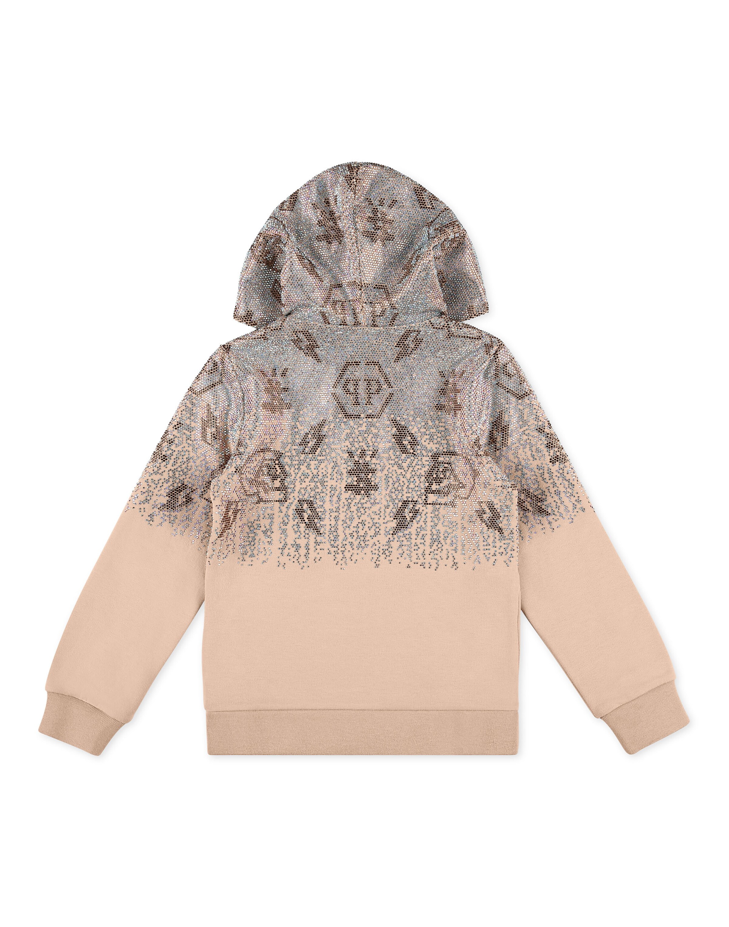 Philipp Plein - Sudadera con cremallera en beige