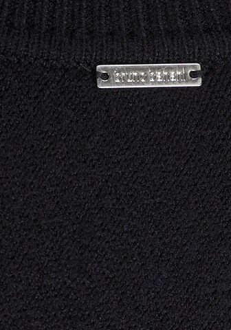 Bruno Banani Strickkleid in Schwarz