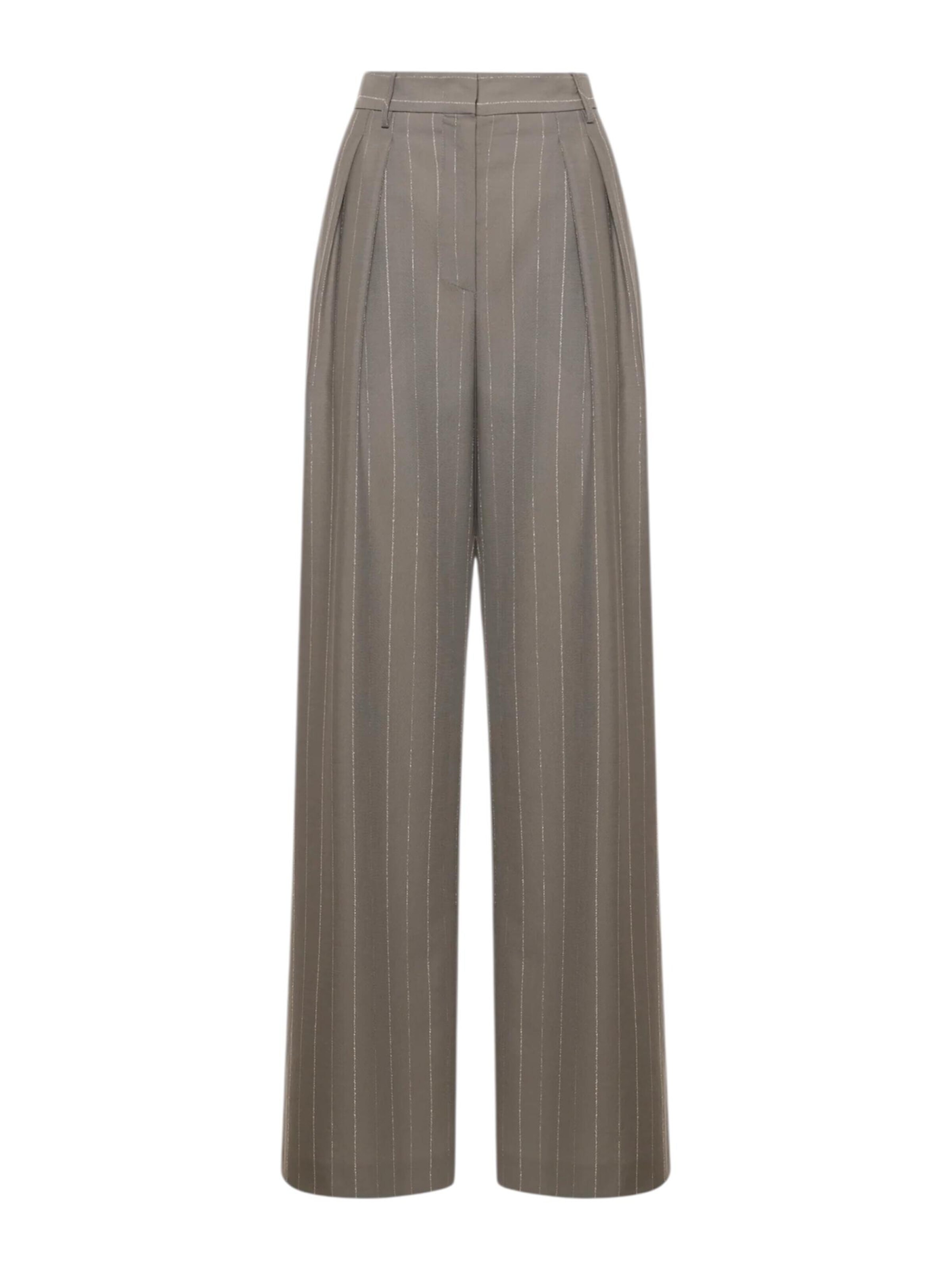 Simona Corsellini Wide leg Pants in Grey: front