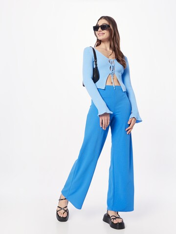 SISTERS POINT Wide Leg Hose 'GLUT' in Blau