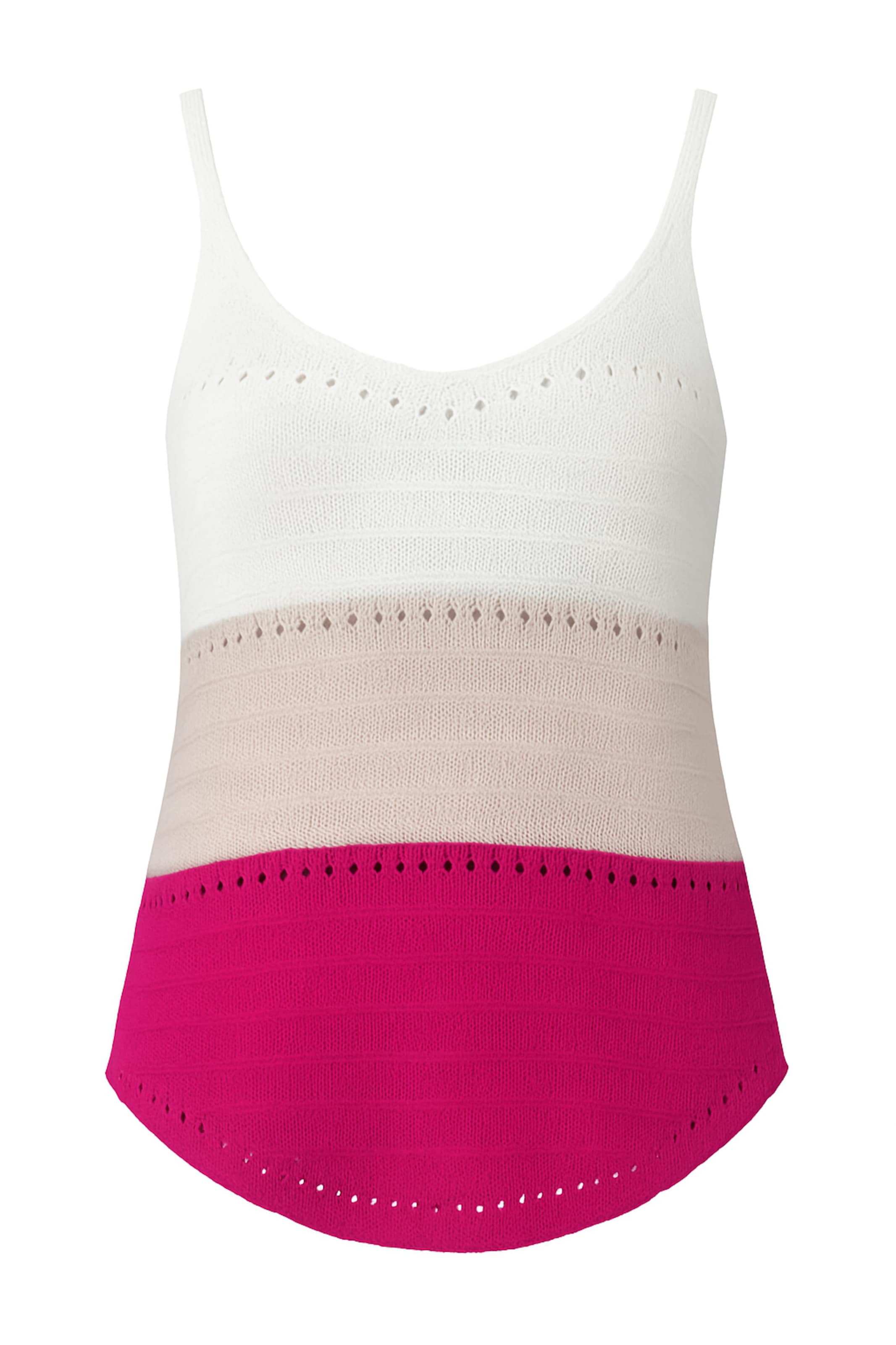JANE's Gebreide top in Roze: voorkant