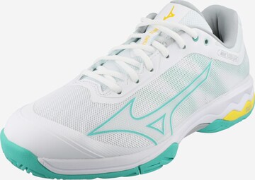 Chaussure de course MIZUNO en blanc : devant