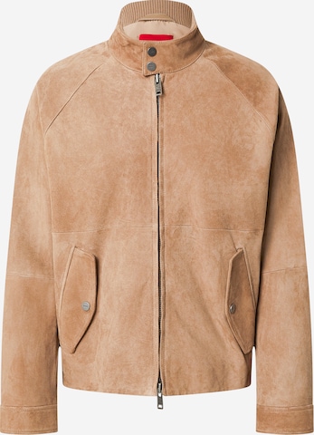 smėlio HUGO Demisezoninė striukė 'Loridge': priekis