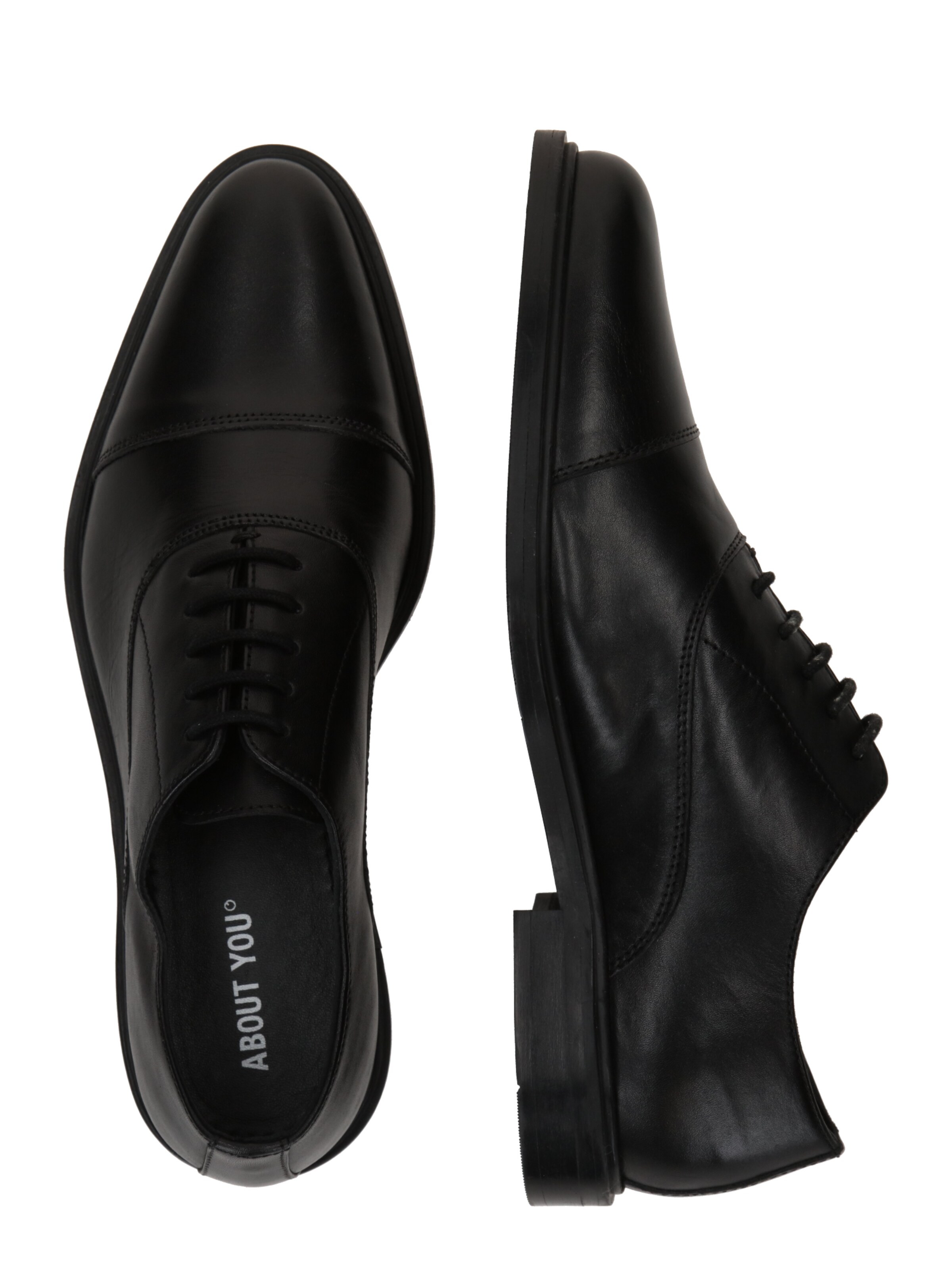 ABOUT YOU Обувки с връзки 'Enes' в черно