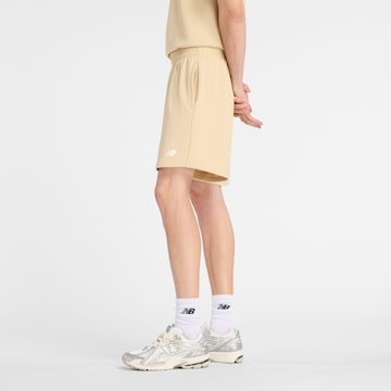 Loosefit Pantaloni 'Textured Check Short' di new balance in giallo