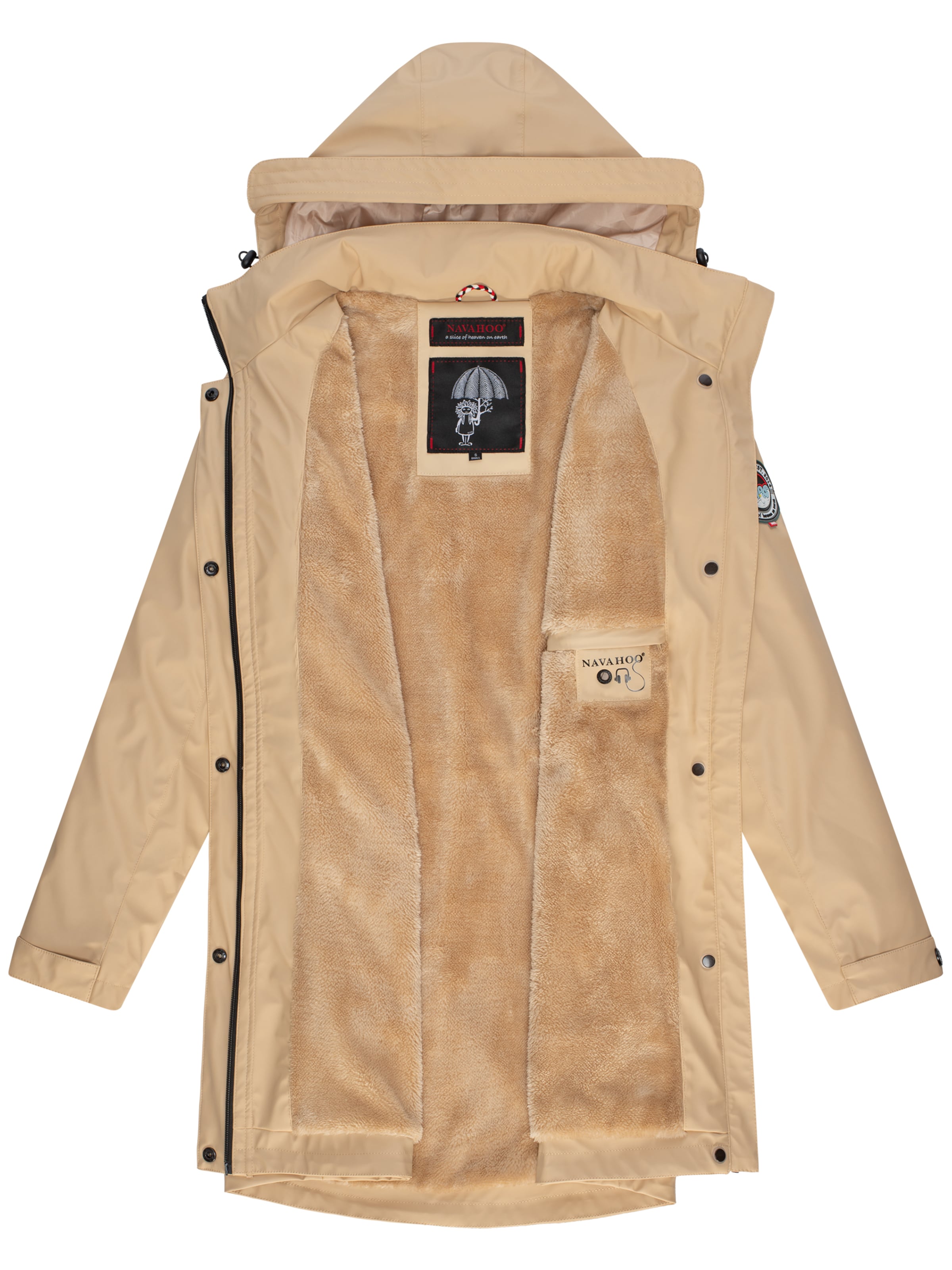 NAVAHOOPrijelazni kaput 'Deike' - bež boja