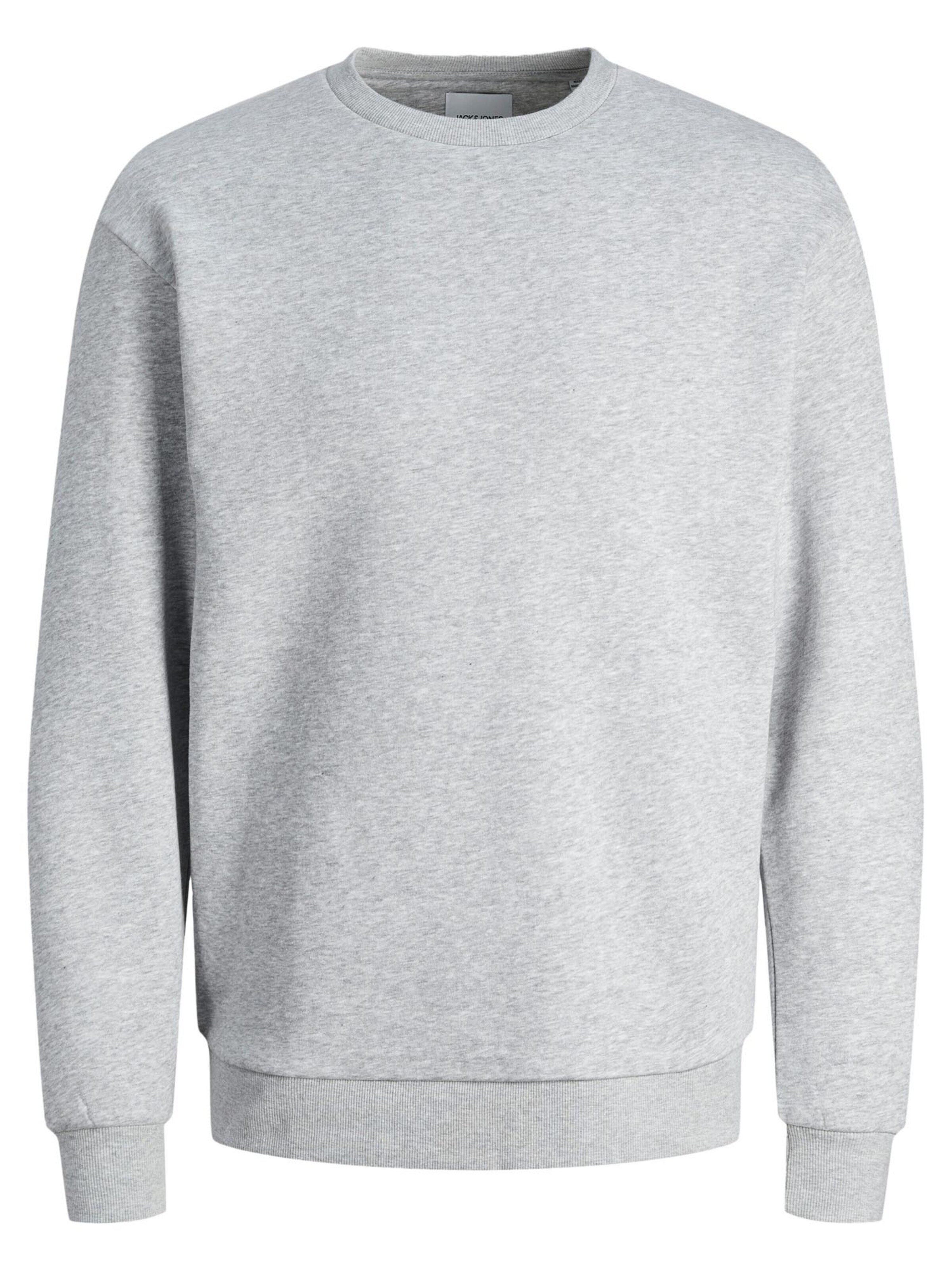 JACK & JONES Суичър 'Bradley' в сиво: отпред
