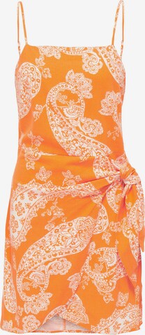 ONLY Summer Dress 'CARO' in Orange: front