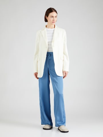 VILA Wide leg Trousers 'ELLETTE' in Blue