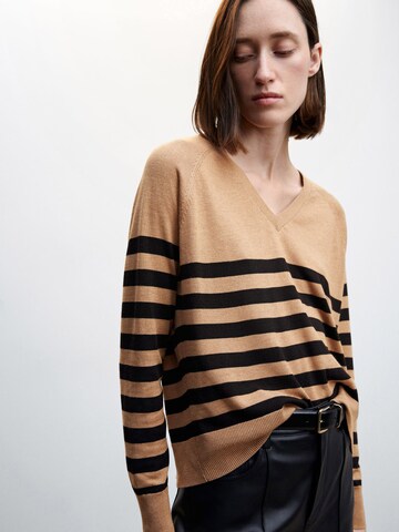 MANGO Sweater in Brown