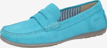 Mocassin SIOUX en bleu : devant