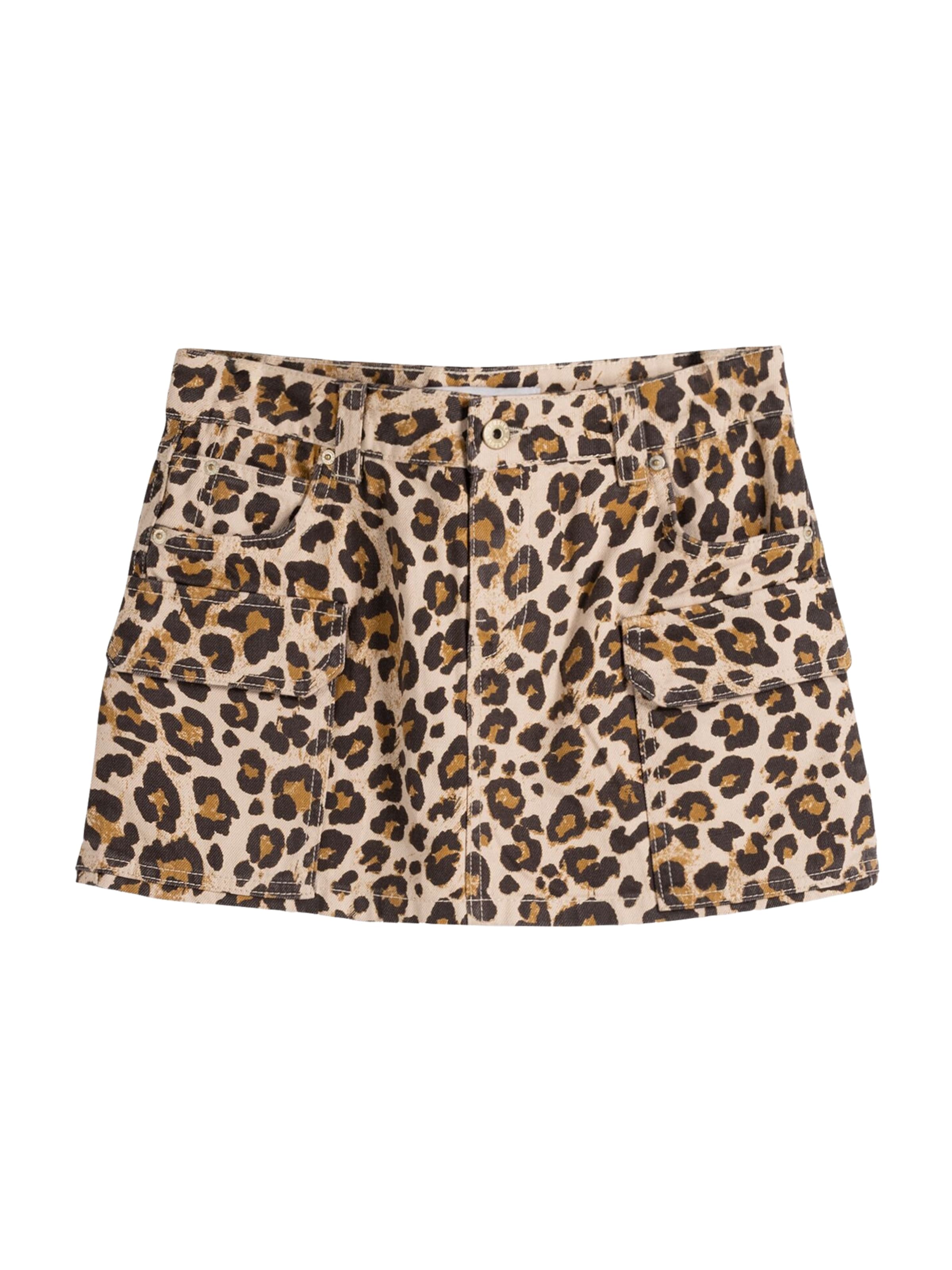 Bershka Spódnica w kolorze brązowy: przód