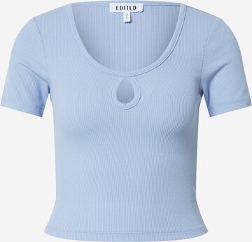 EDITED T-shirt 'Ria' i blå: framsida