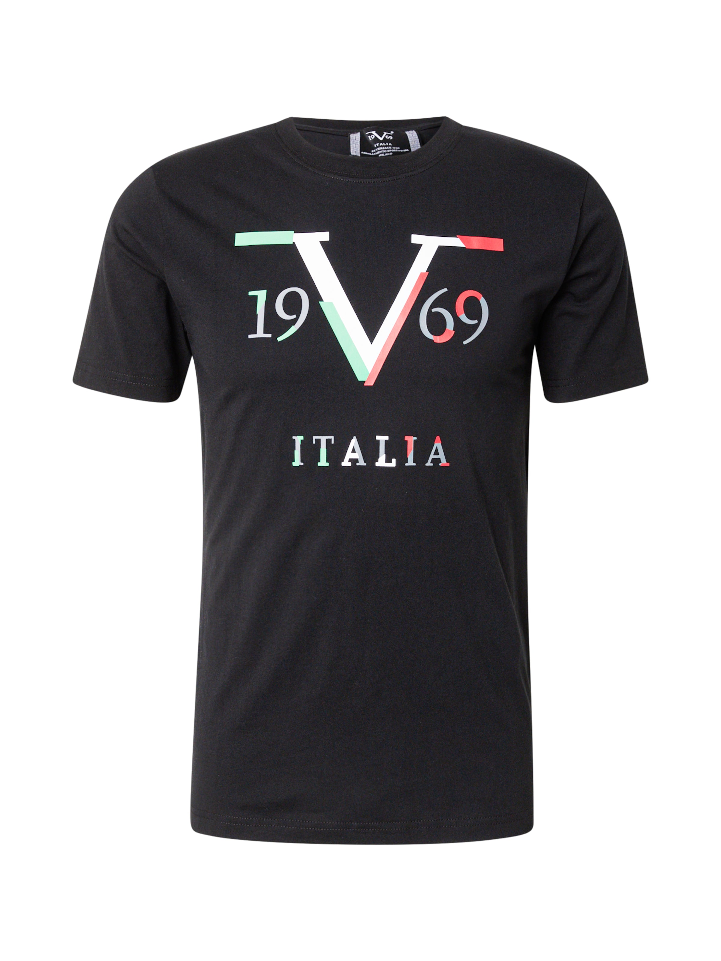 19V69 ITALIA Shirt 'PEDRO' in Black: front