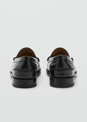 MANGO MAN Moccasins in Black
