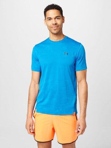 UNDER ARMOUR Functioneel shirt in Blauw: voorkant