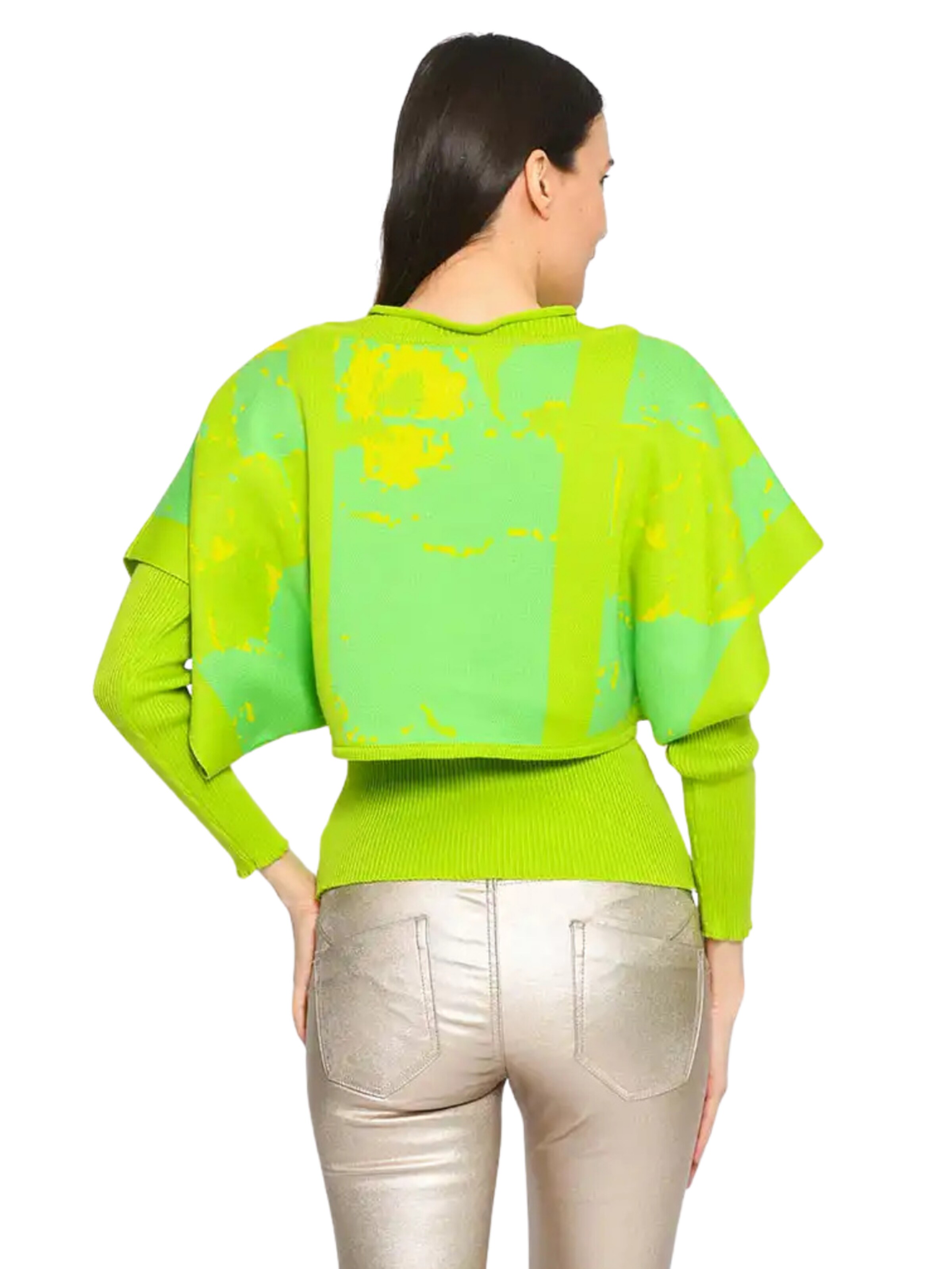 Csillag Zsuzsi - Top 'Rome Sleeve' en verde