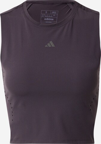 ADIDAS PERFORMANCE Top sportowy w kolorze fioletowy: przód