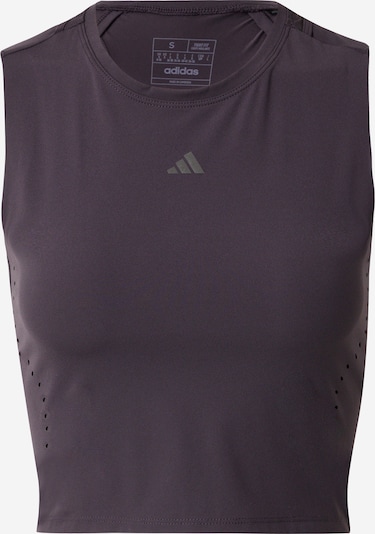 ADIDAS PERFORMANCE Sports Top in Grey / Aubergine, Item view