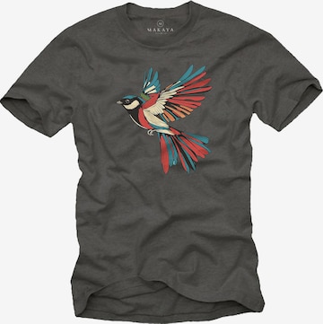 MAKAYA Shirt in Grau: Vorderseite